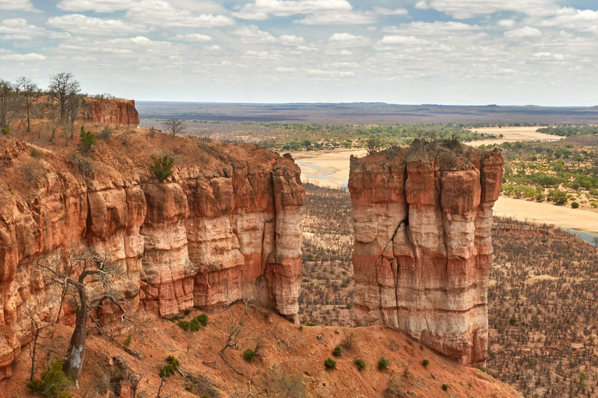 Chilojo cliffs in Gonarezhou National Park